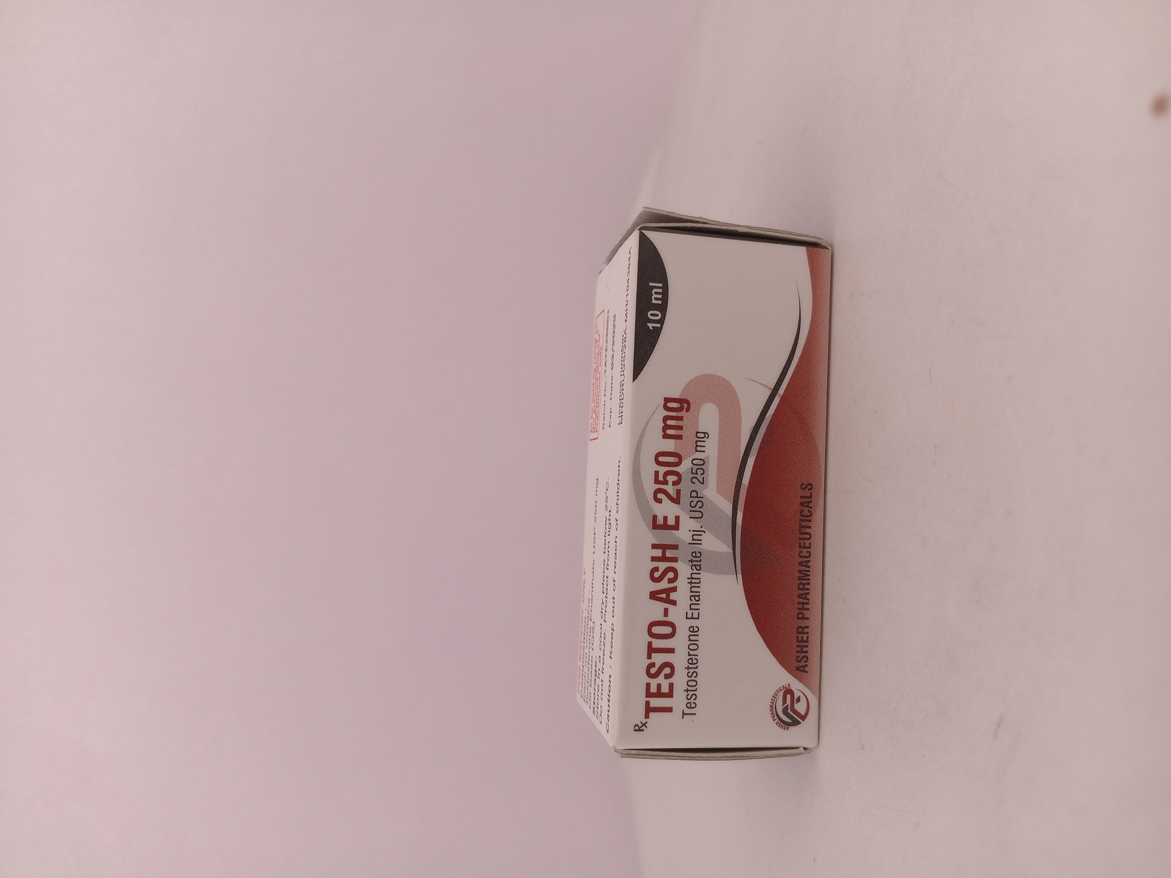TESTO-ASH E 250 mg (Testosterone Enanthate USP 250 mg) Injection - 1 Vial