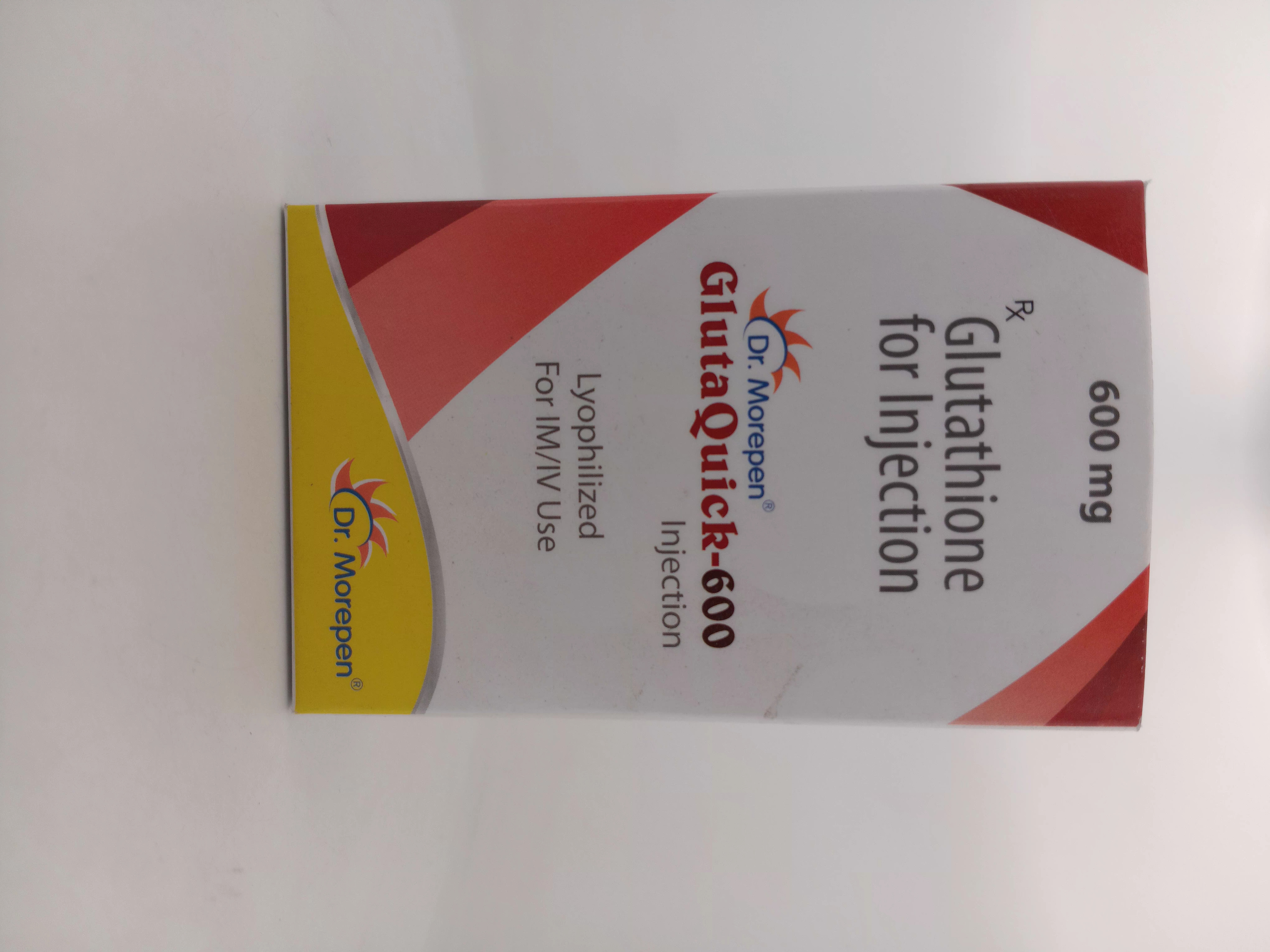 GLUTAQUICK-600 (Glutathione USP 600mg) Injection - 1 Combipack