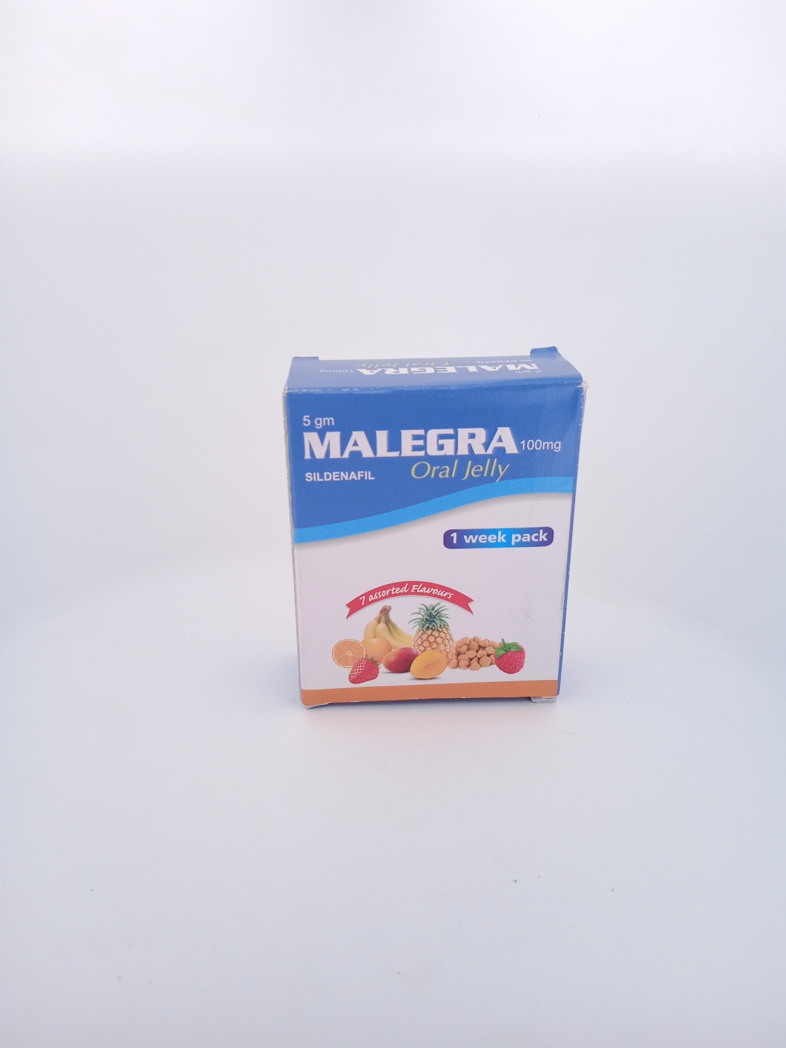 MALEGRA 100mg ORAL JELLY (SILDENAFIL ORAL JELLY) - 7 Sachets Pack