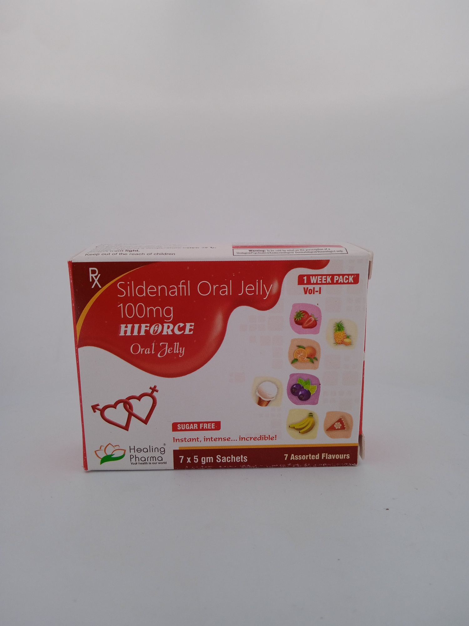 HIFORCE ORAL JELLY (SILDENAFIL ORAL JELLY) - 7 Sachet Pack