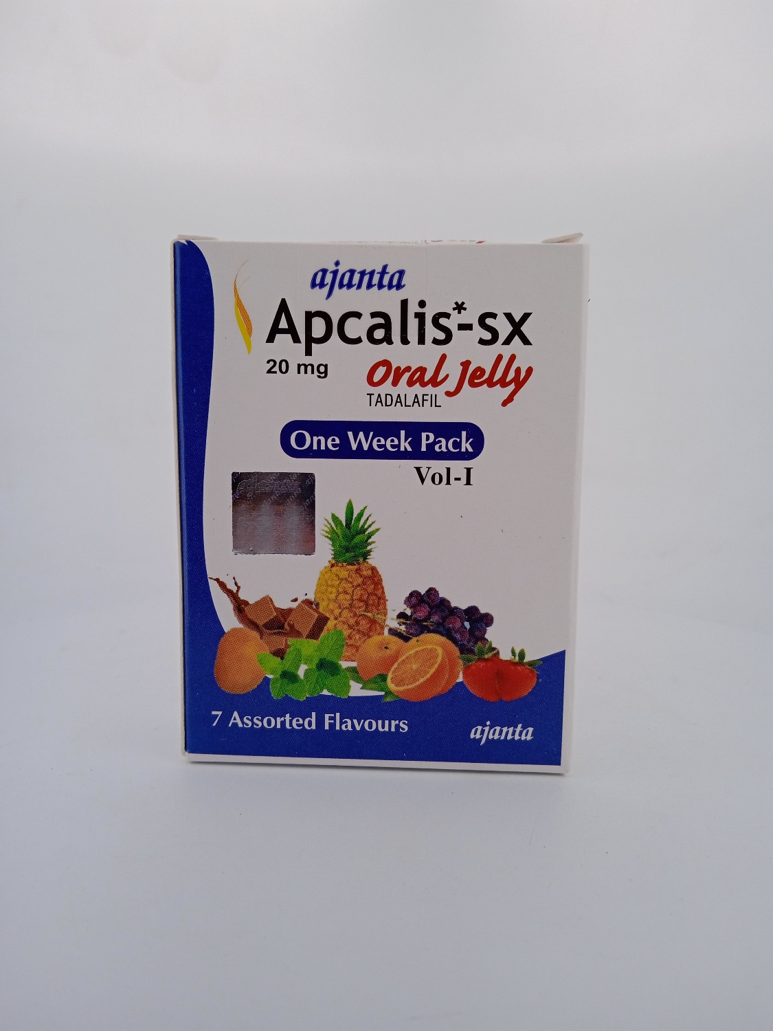APCALIS SX ORAL JELLY (TADALAFIL 20mg) Oral Jelly - 7 Sachet Pack