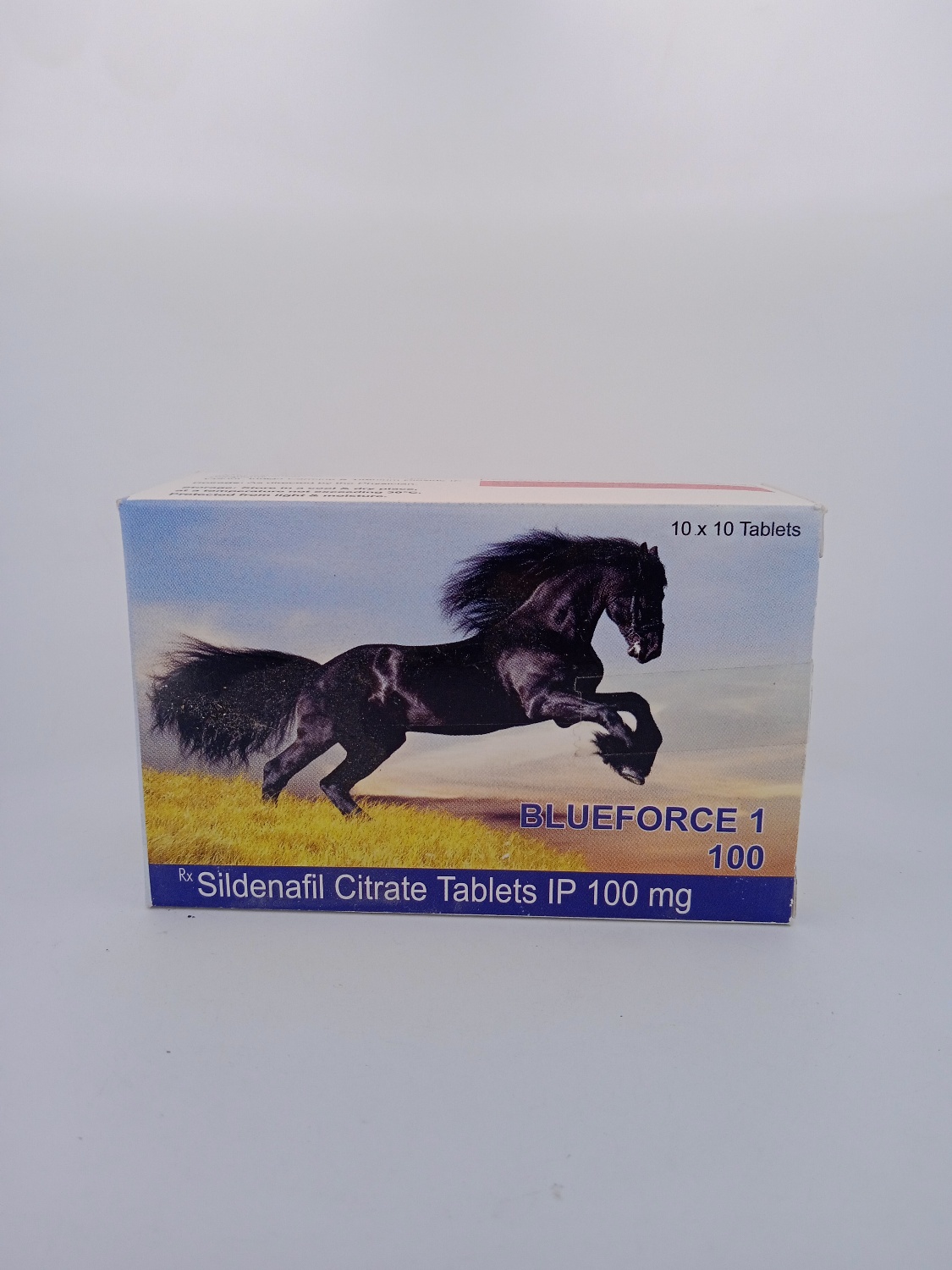 BLUEFORCE 1 - 100 mg (Sildenafil 100mg) - 10 Tablets