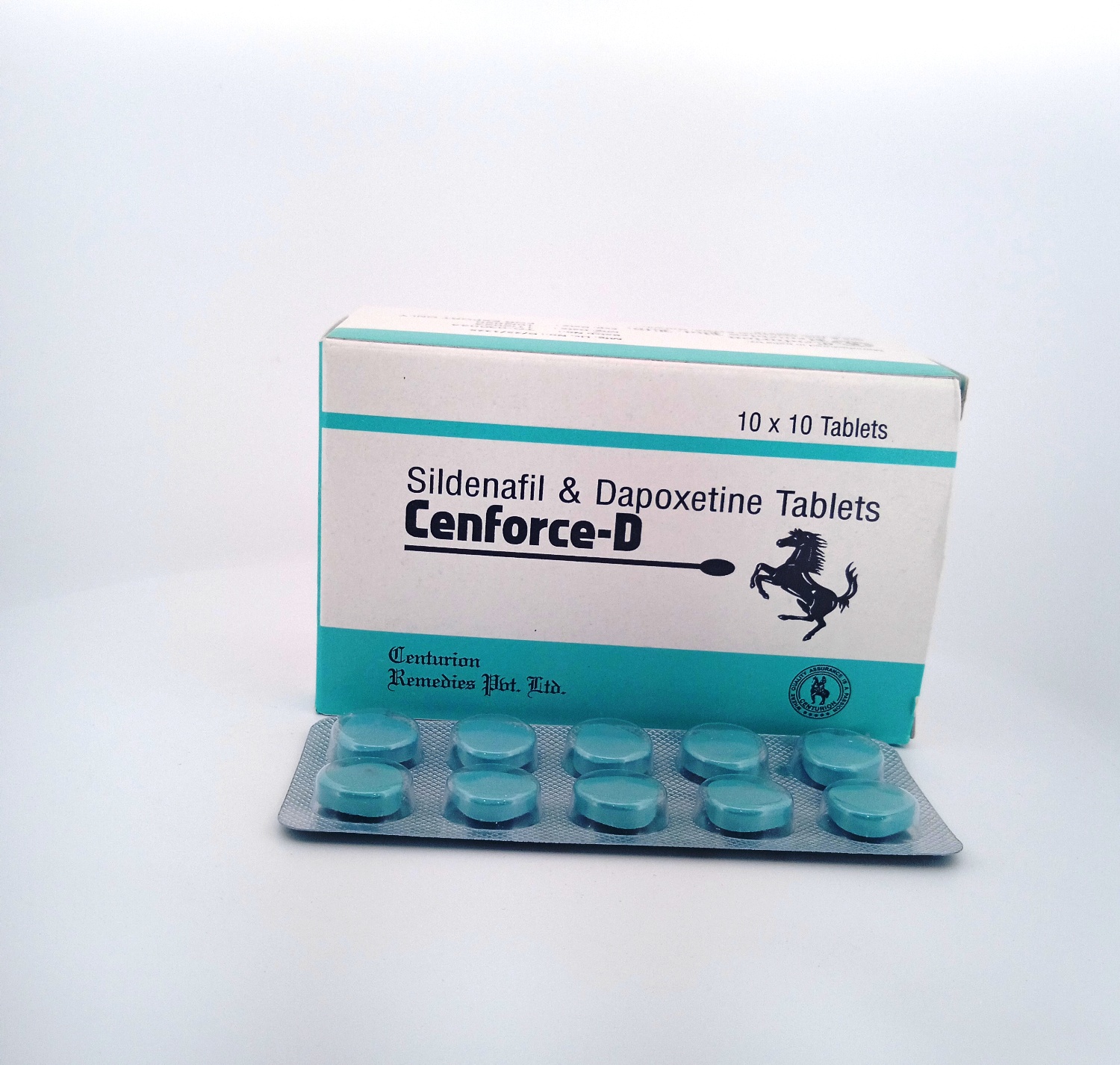 CENFORCE D (SILDENAFIL 100 MG + DAPOXETINE 100 MG) - 10 Tablets
