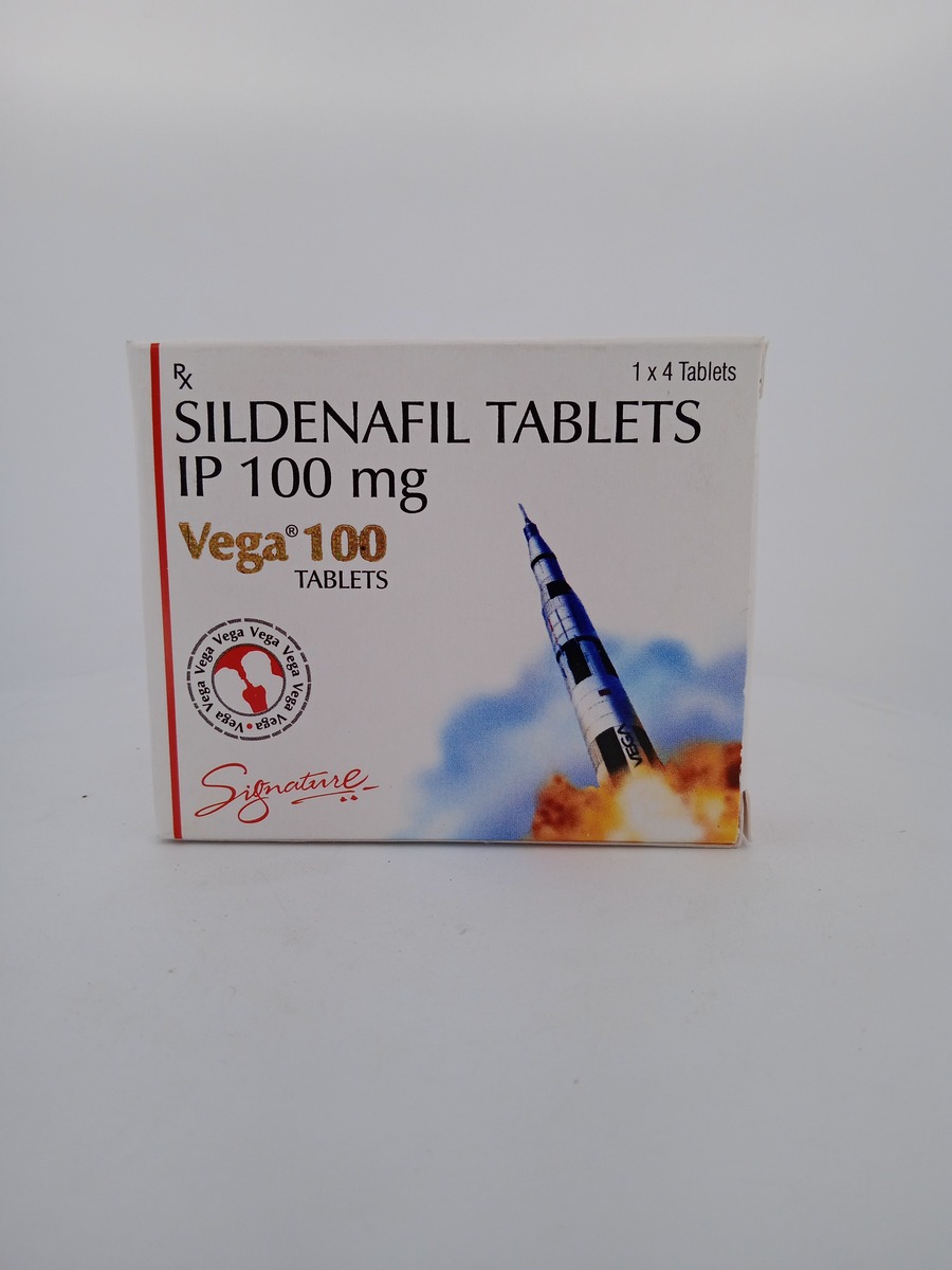 VEGA - 100mg (SILDENAFIL 100 MG) - 4 Tablet