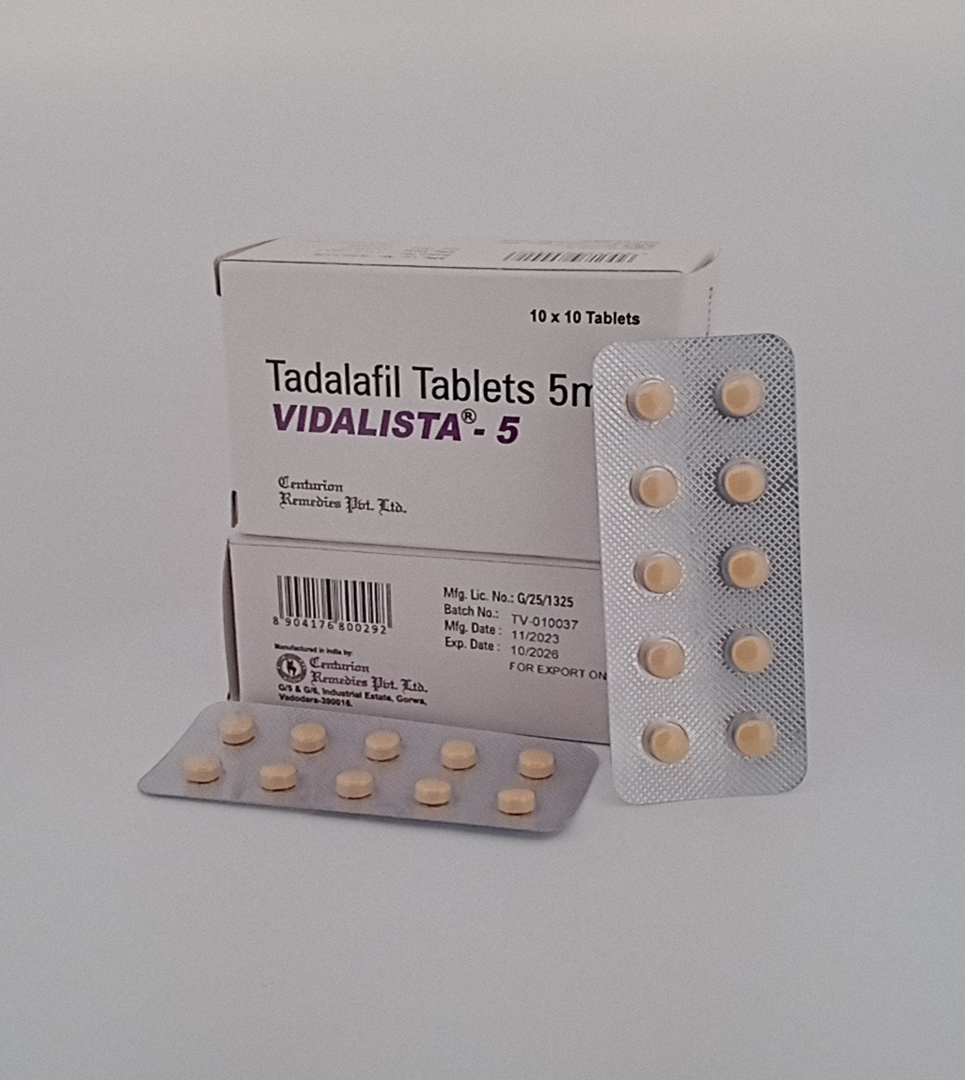VIDALISTA 5 MG (TADALAFIL 5 MG) - 10 Tablet