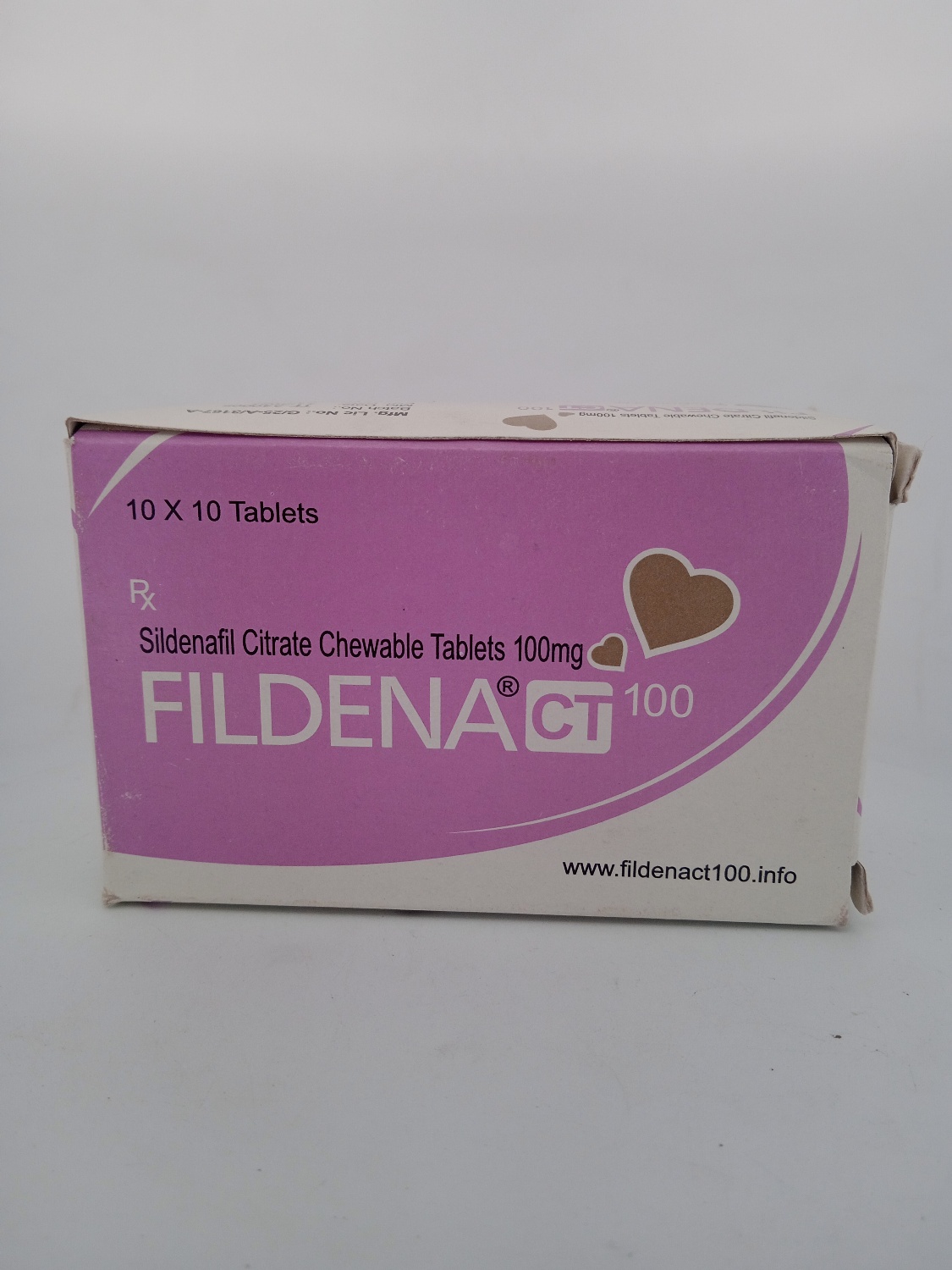 FILDENA CT 100mg (SILDENAFIL 50MG) - 10 Tablet