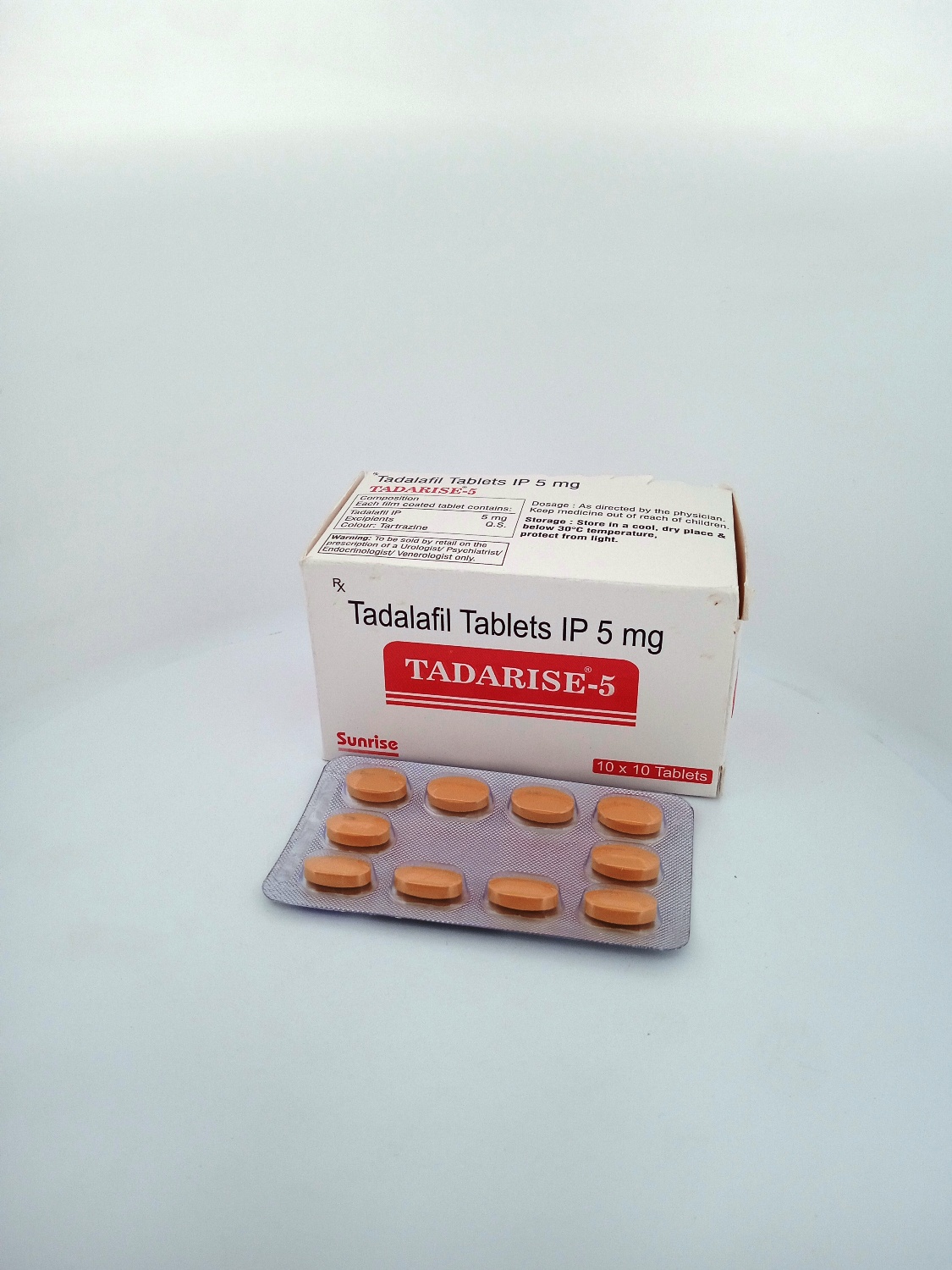 TADARISE 5mg (TADALAFIL 5 MG) - 10 Tablet