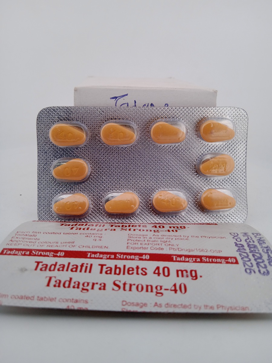 TADAGRA STRONG 40mg (TADALAFIL 40 MG) - 10 Tablet