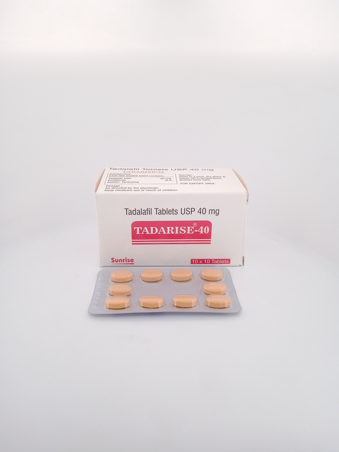 TADARISE 40mg (TADALAFIL 40 MG) - 10 Tablet