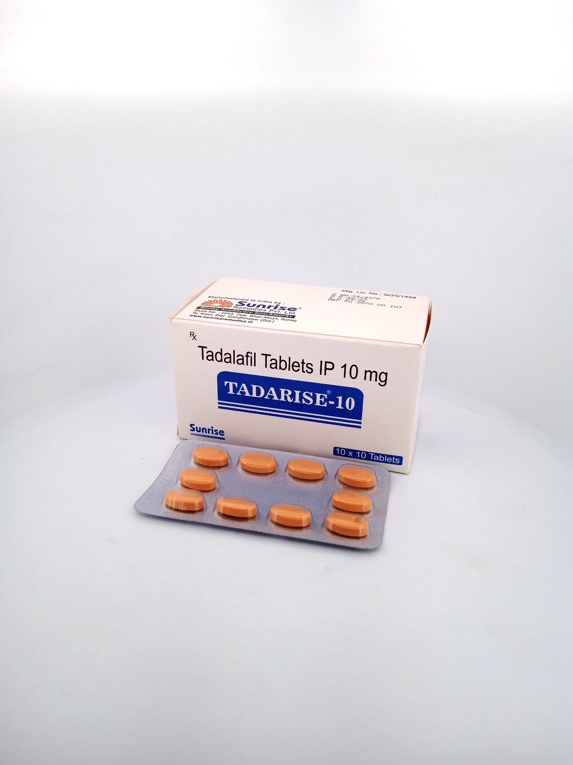 TADARISE 10mg (TADALAFIL 10 MG) - 10 Tablet