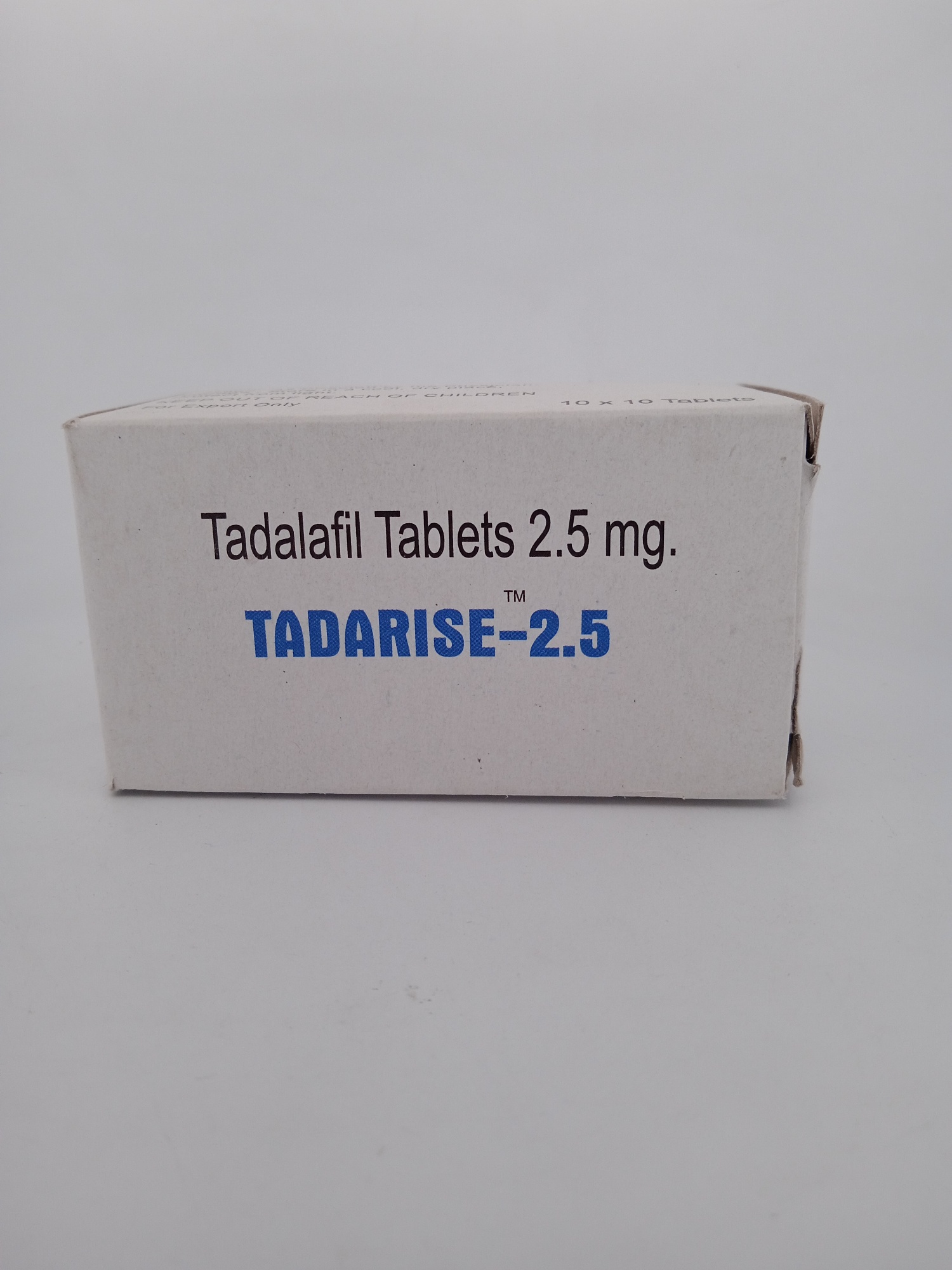 TADARISE 2.5mg (TADALAFIL 2.5 MG) - 10 Tablet