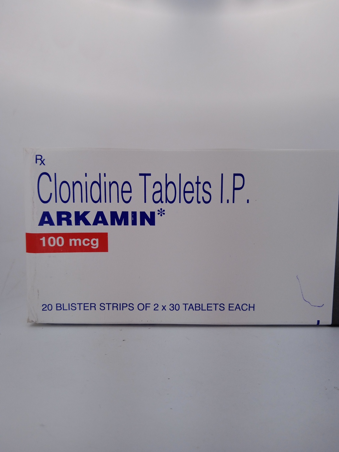 ARKAMIN (Clonidine 100mcg) - 30 Tablet