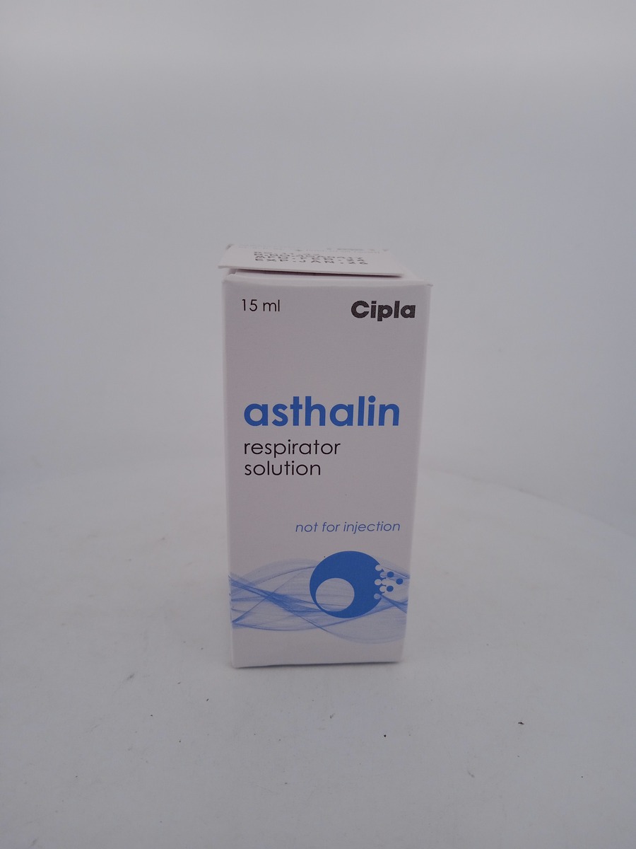 ASTHALIN RESPIRATOR SOLUTION 5 MG 15 ML | Salbutamol Nebuliser Solution.