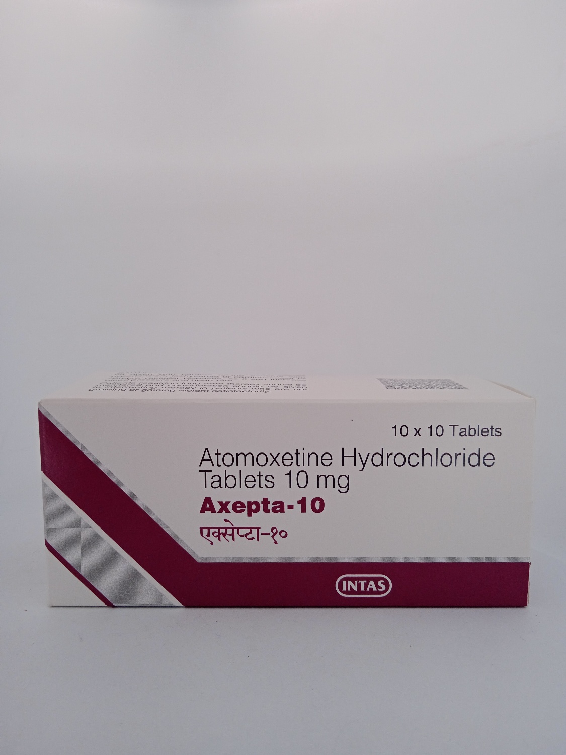 AXEPTA 10mg (Atomoxetine) - 10 Tablet