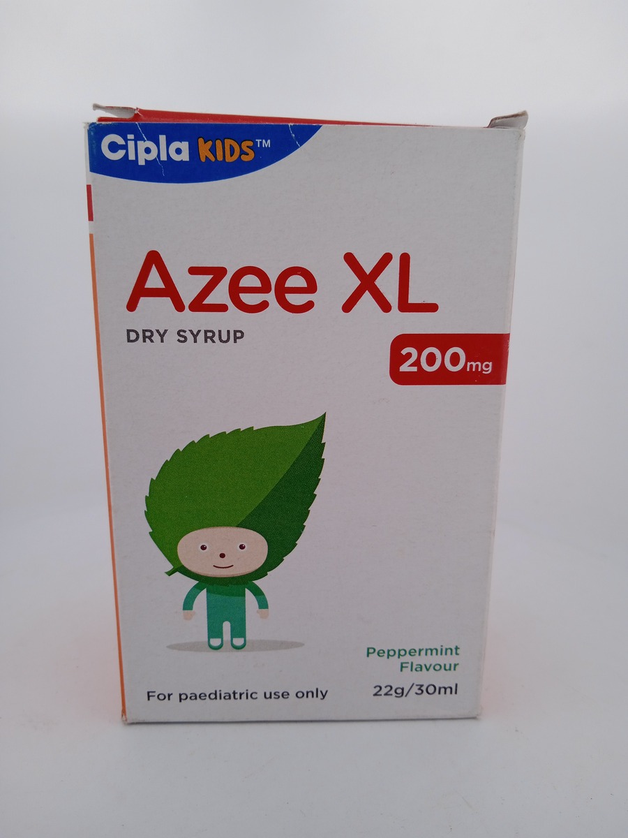 AZEE XL DRY SYRUP 200 MG 30 ML | Azithromycin Pediatric Antibiotic.