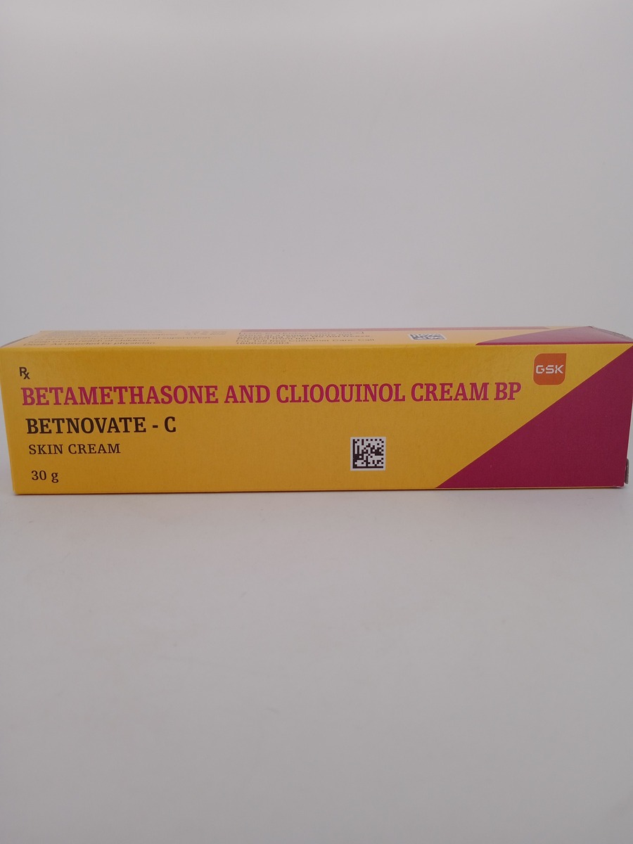 BETNOVATE-C CREAM 30G | Betamethasone & Clioquinol Skin Cream.