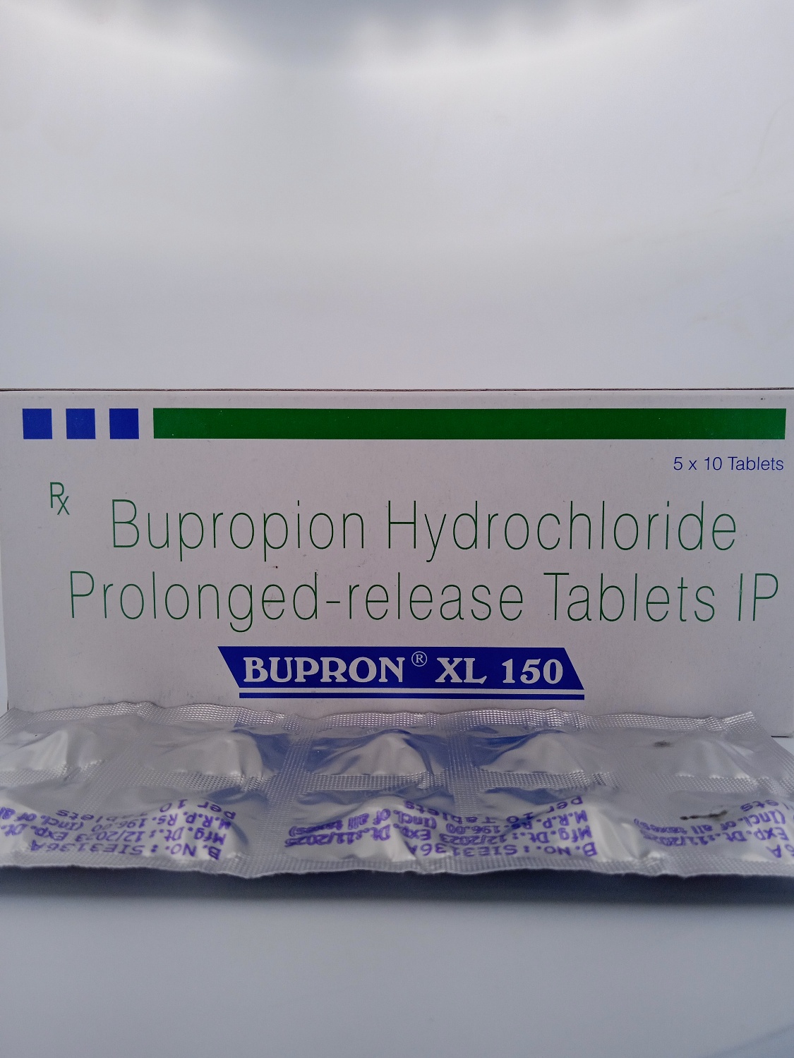 BUPRON XL 150mg (Bupropion Extended-Release) - 10 Tablet