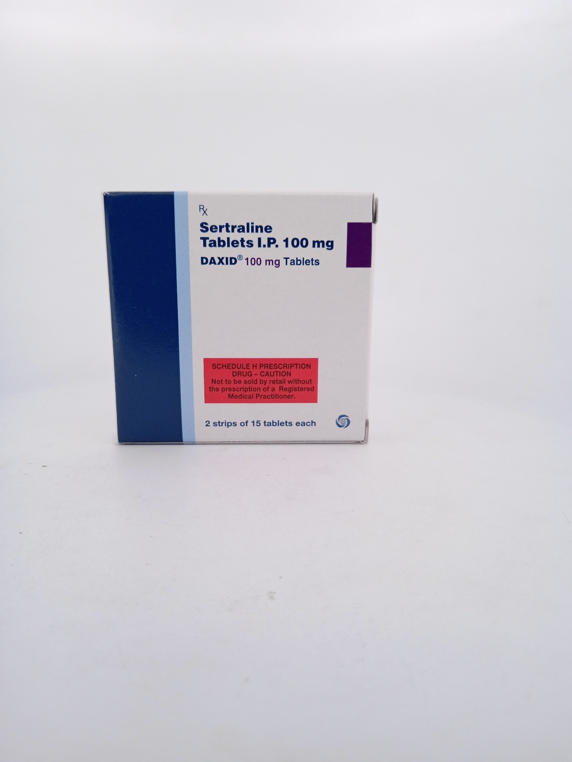 DAXID 100 MG 15 TABLETS | Sertraline for Depression & Anxiety