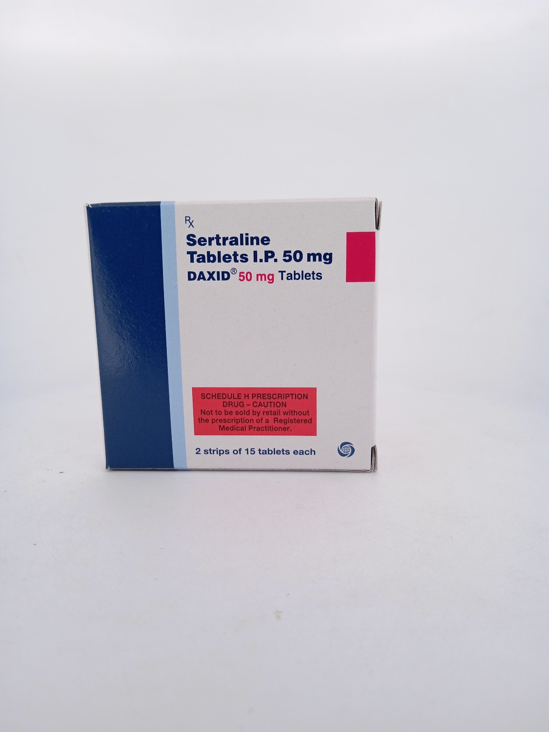 DAXID 50 MG 15 TABLETS | Sertraline for Depression & Anxiety