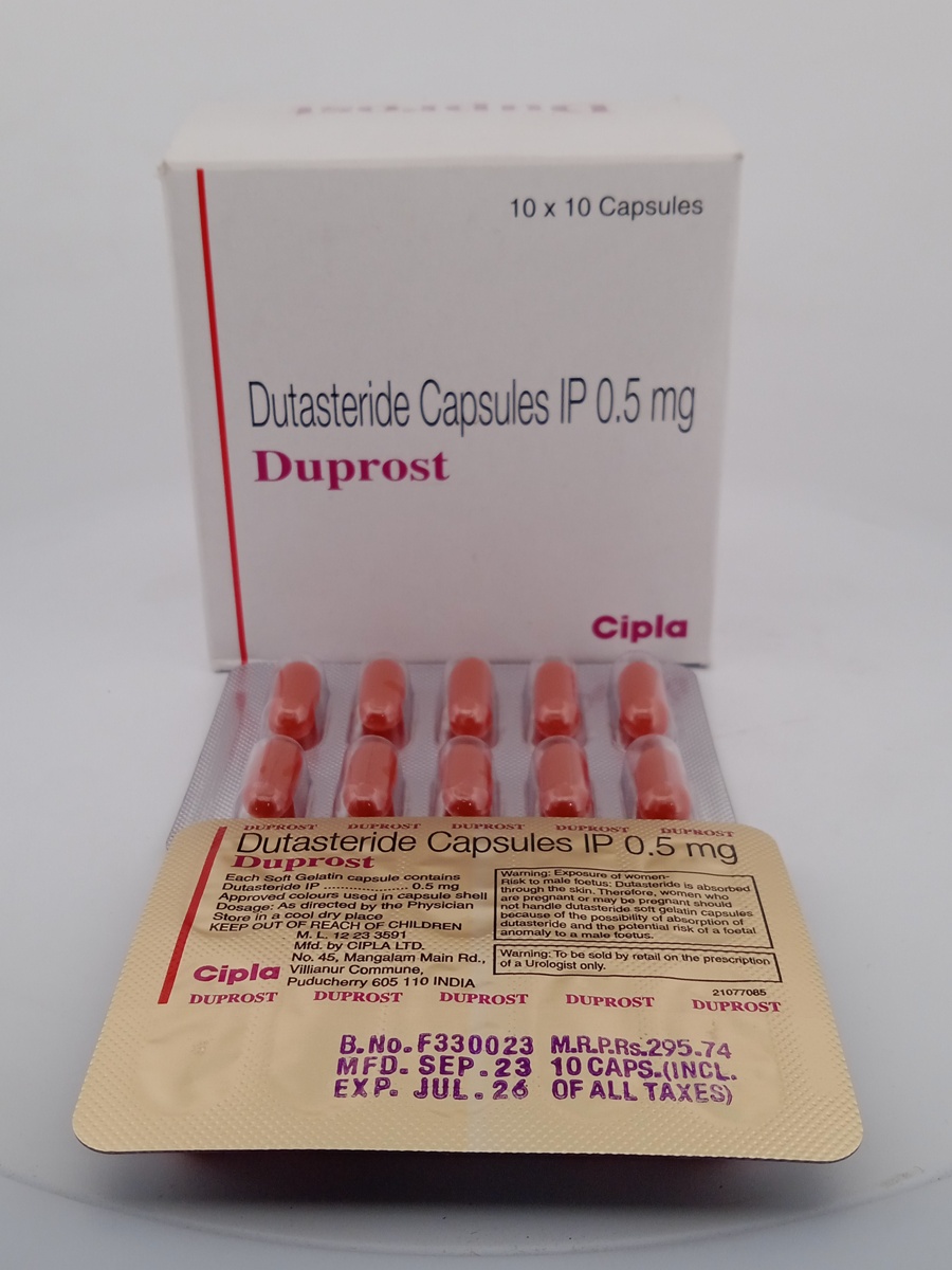 DUPROST 0.5MG CAPSULES (Dutasteride 0.5mg) BPH Treatment