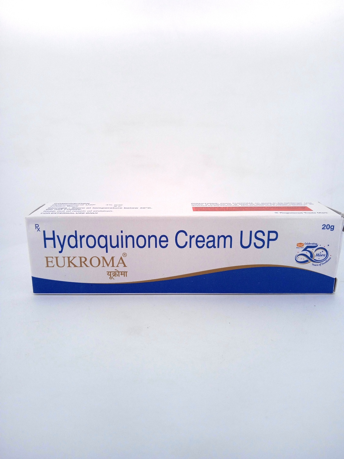 EUKROMA 4% CREAM 20G | Hydroquinone Pigmentation Treatment Cream.