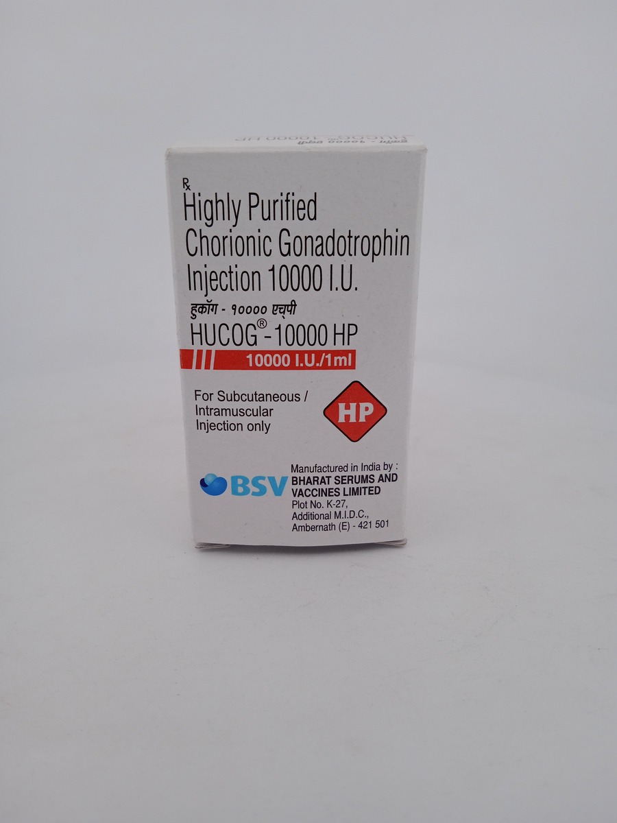 HUCOG 10000 HP IU Injection (hCG 10000 IU) Fertility Treatment Guide.