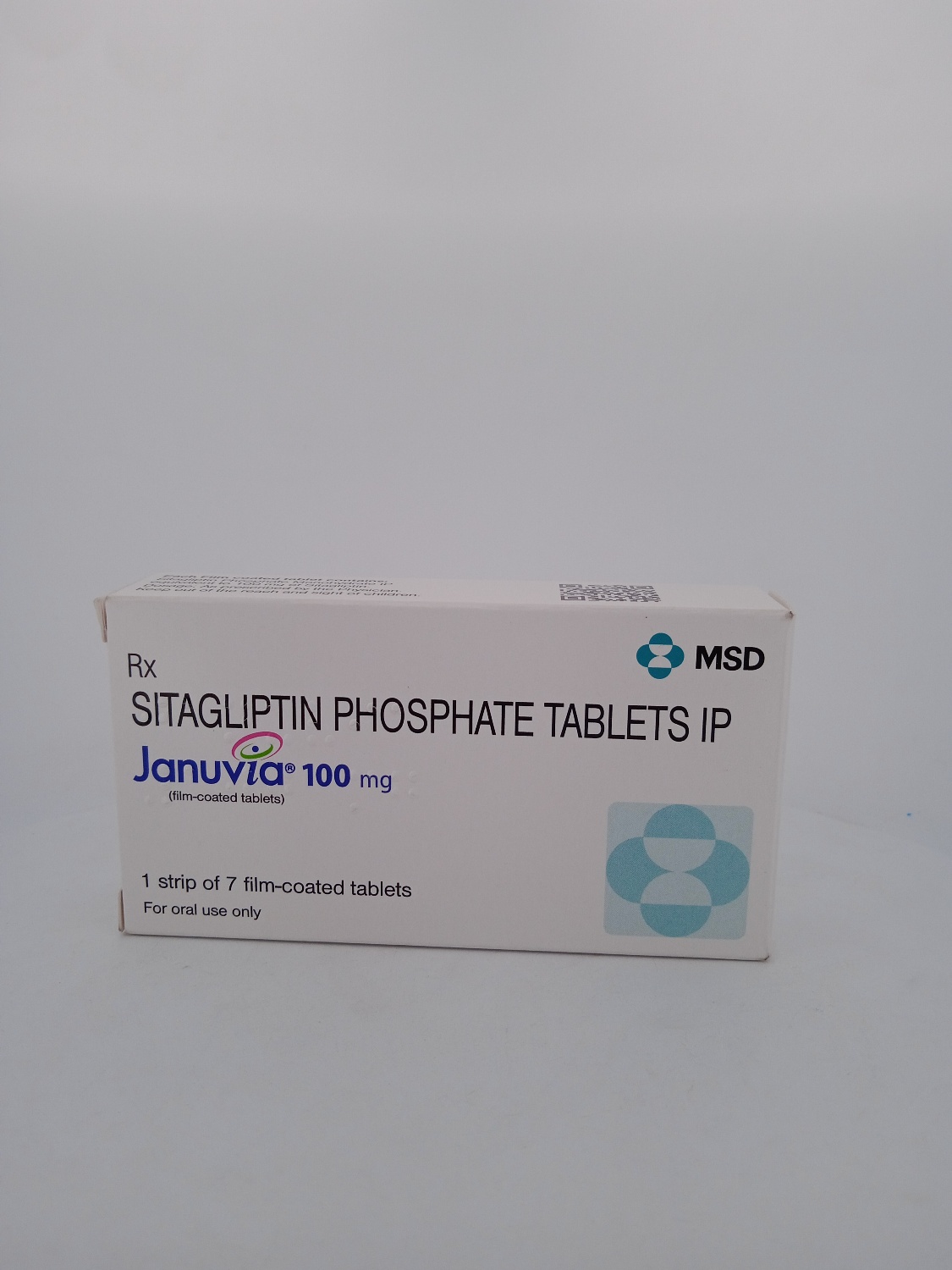 JANUVIA 100 MG 7 TABLETS | Sitagliptin 100mg for Type 2 Diabetes