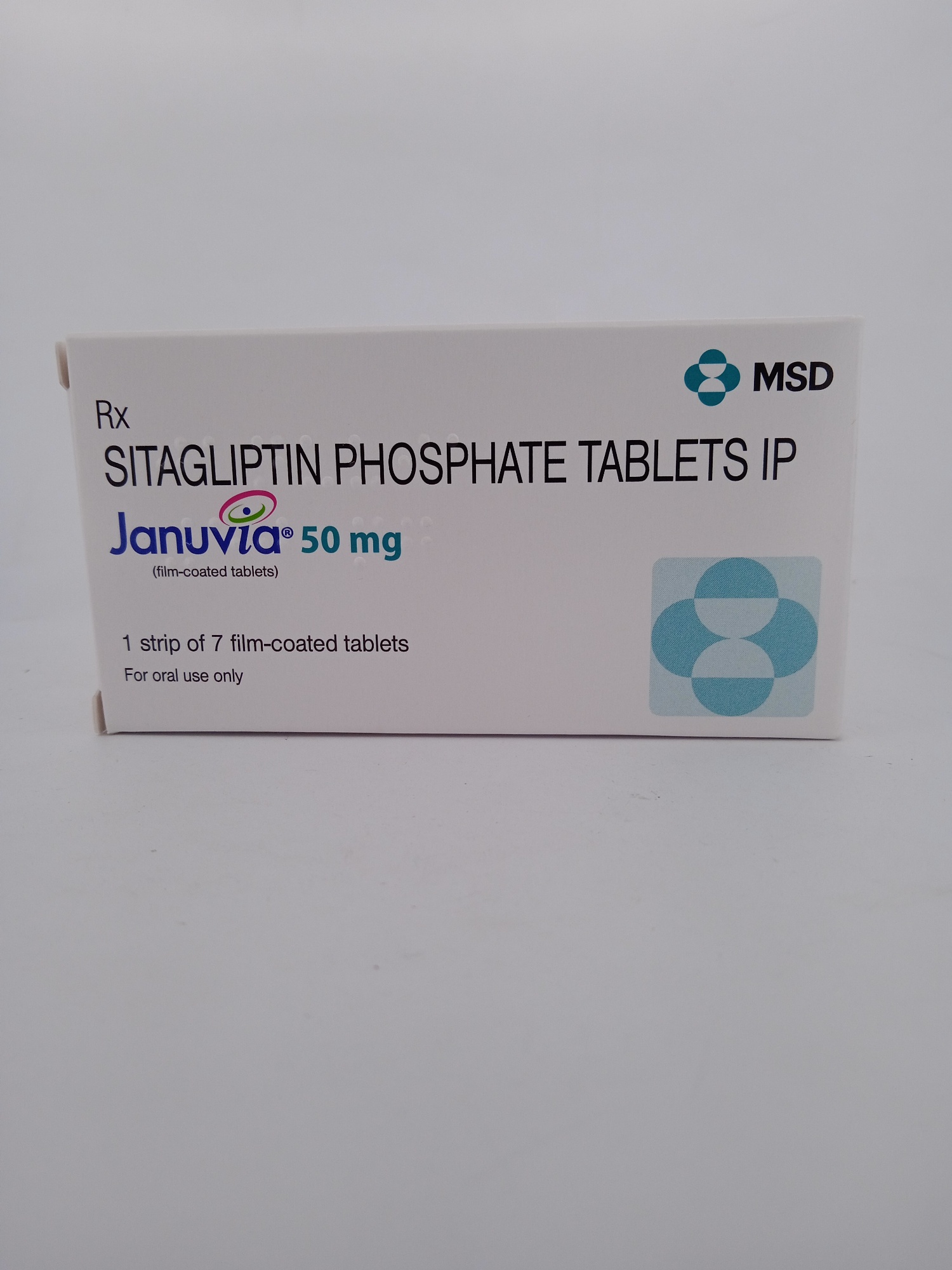 JANUVIA 50 MG 7 TABLETS | Sitagliptin 50mg for Type 2 Diabetes