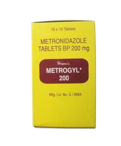 METROGYL 200MG TABLET (Metronidazole) Antibiotic Guide.