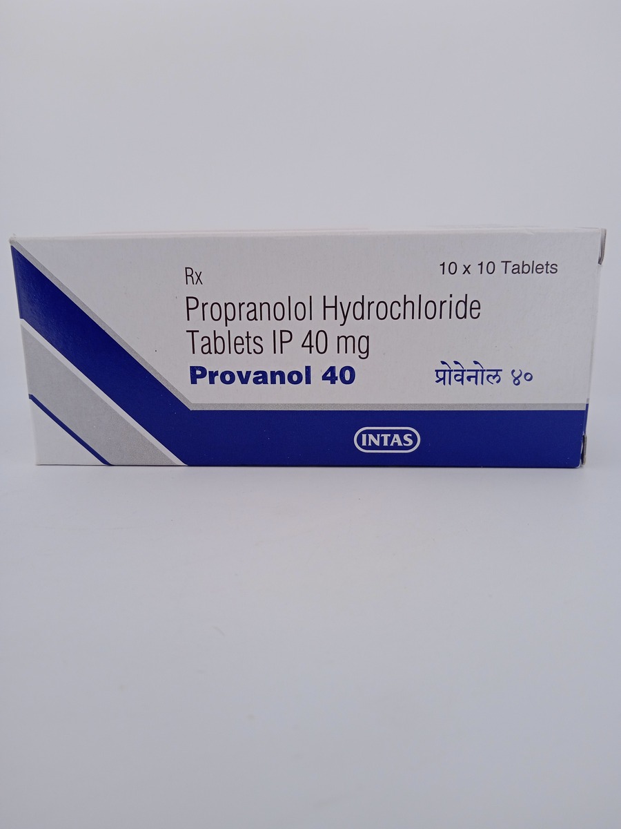 PROVANOL 40 MG 10 TABLETS | Propranolol Beta Blocker Guide