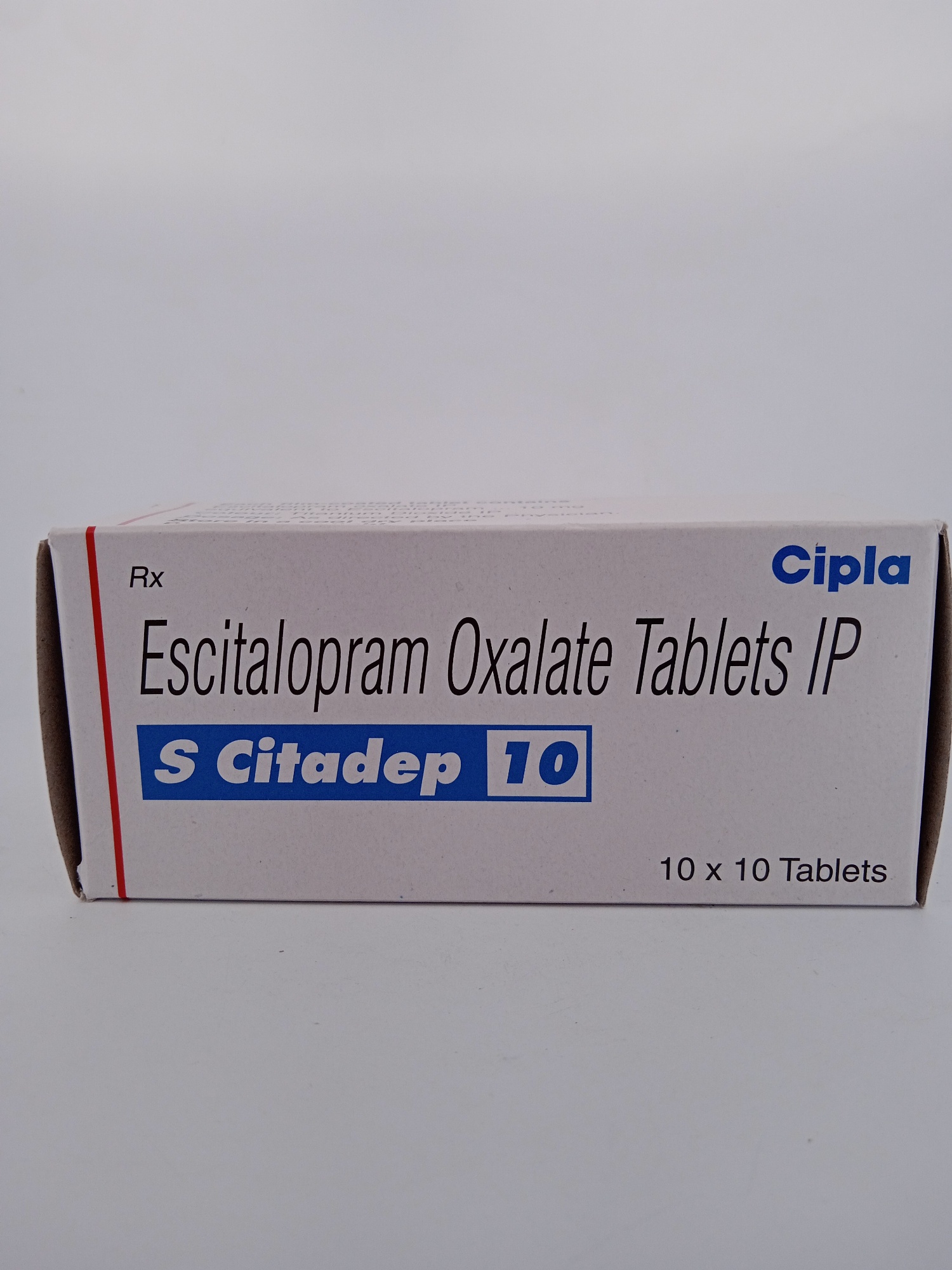 S-CITADEP 10MG TABLET (Escitalopram 10mg) Anxiety Medicine Guide.