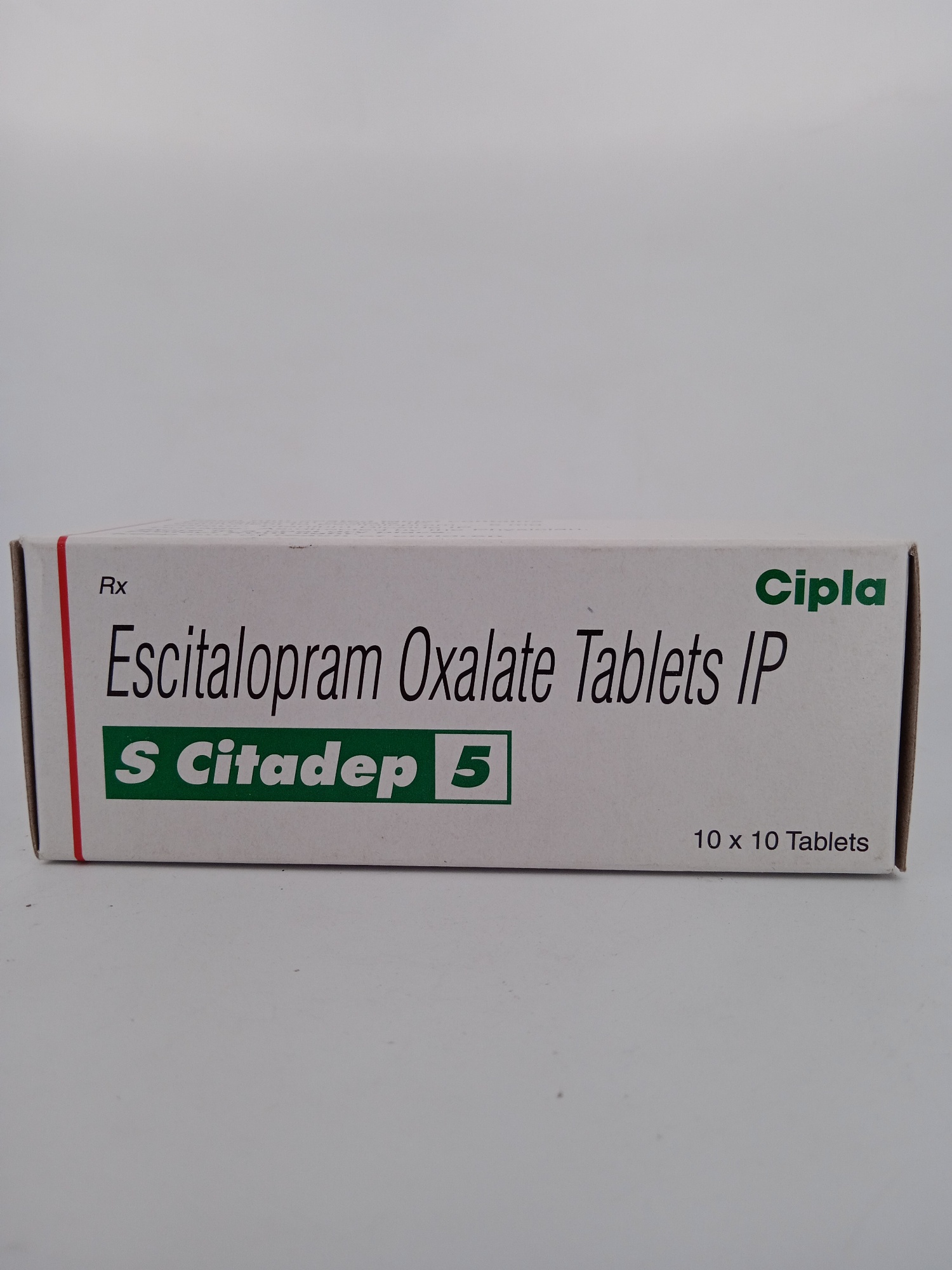 S-CITADEP 5MG TABLET (Escitalopram 5mg) Anxiety Treatment Guide.