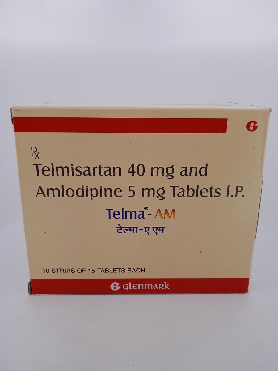 TELMA-AM 40/5MG 15 TABLETS | Telmisartan Amlodipine Tablet