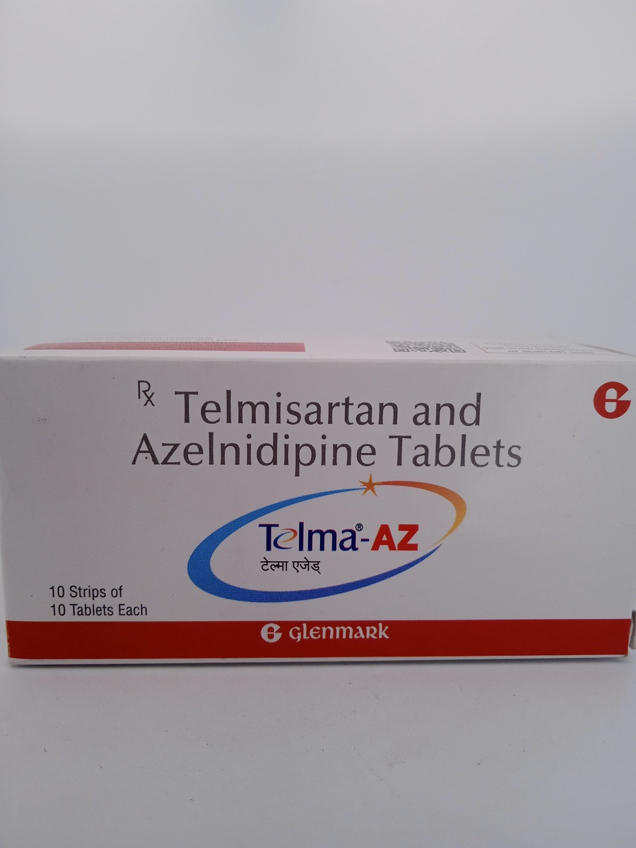 TELMA-AZ 40/8MG 10 TABLETS | Telmisartan Azelnidipine Tablet