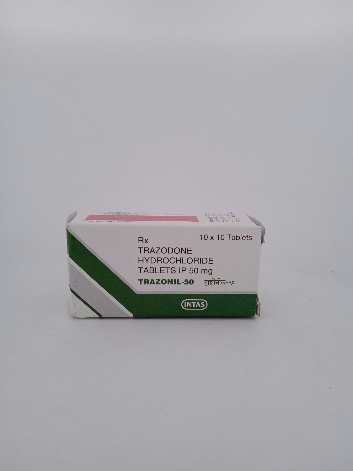 TRAZONIL 50MG TABLET (Trazodone 50mg) Depression Treatment Guide.