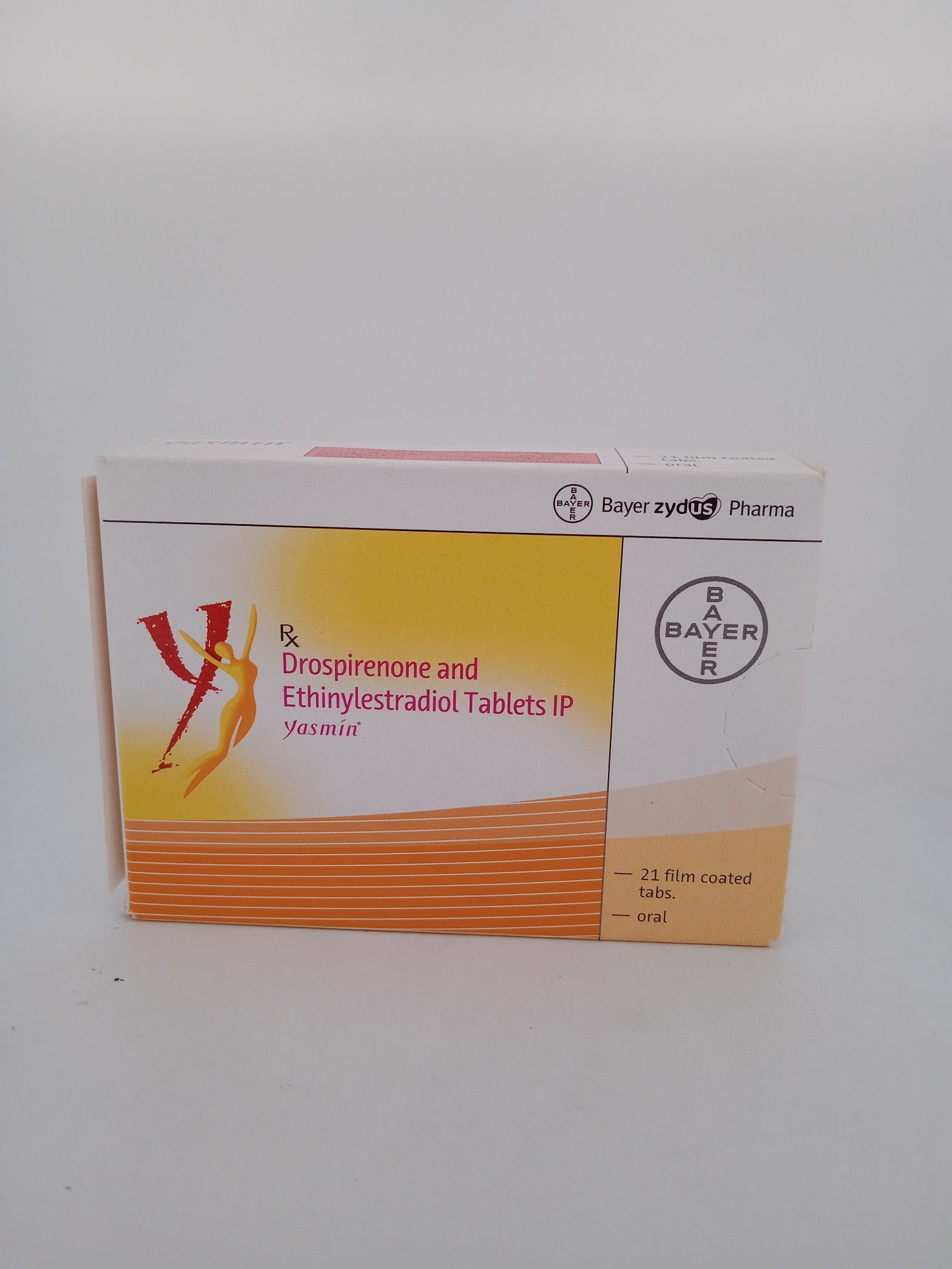YASMIN 0.03 MG TABLETS (Drospirenone 3mg + Ethinyl Estradiol 0.03mg) Oral Contraceptive