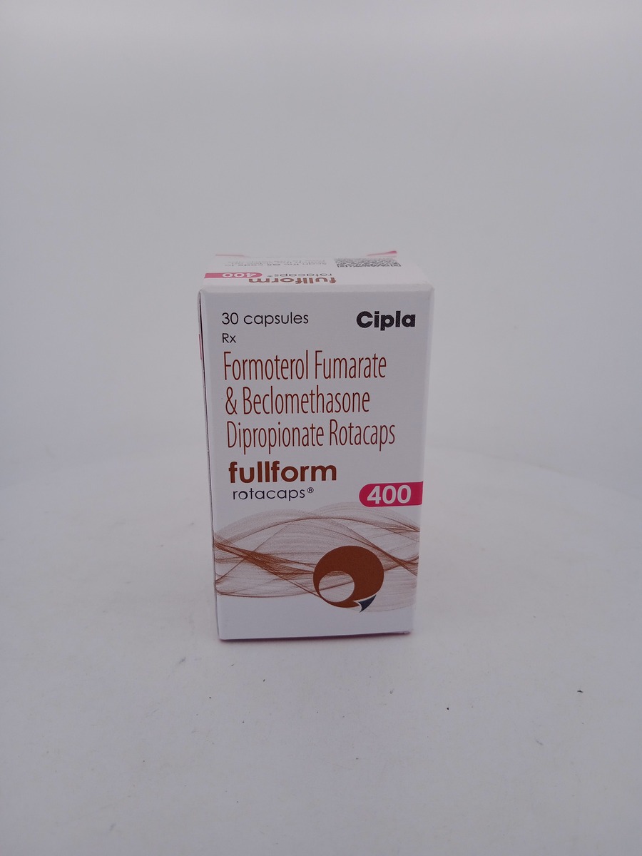 FULLFORM ROTACAPS 400 (Budesonide Formoterol) Asthma Inhaler.