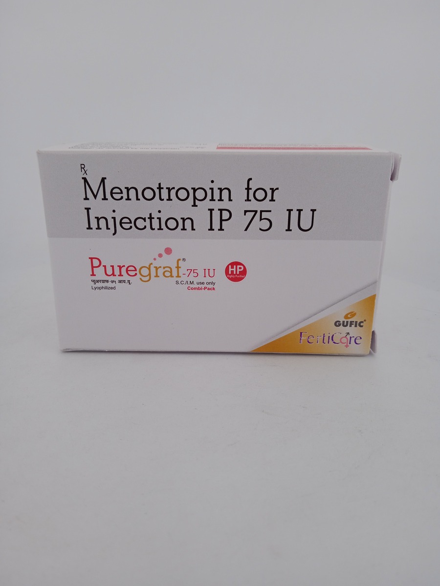 PUREGRAF 75 IU HP Injection (Menotrophin 75 IU) Fertility Guide.