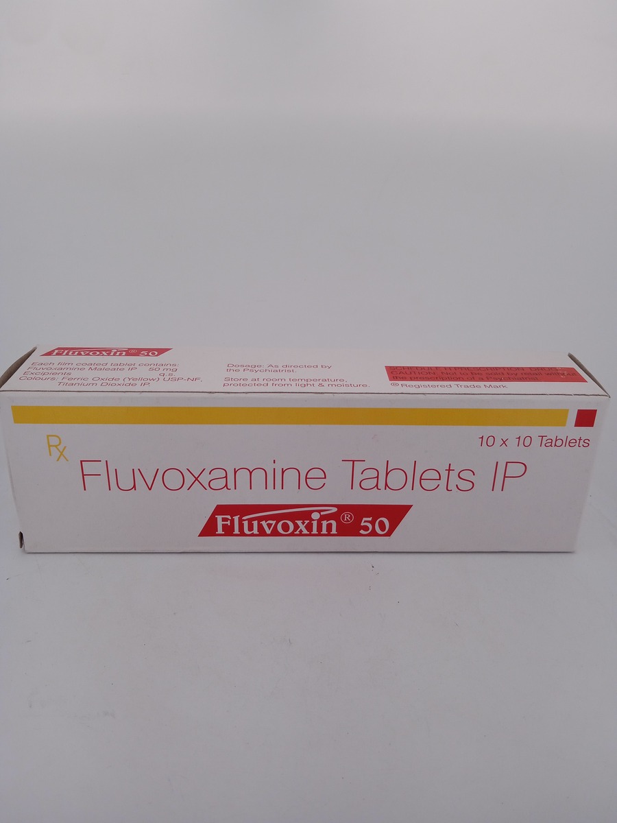 FLUVOXIN-50MG-10 TABLET (Fluvoxamine 50mg) SSRI Antidepressant