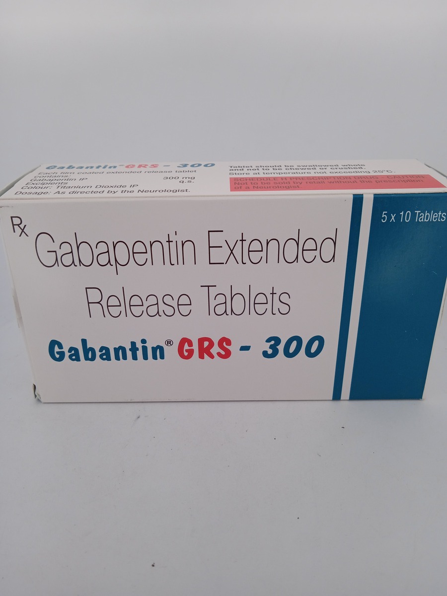 GABANTIN GRS-300MG TABLET (Gabapentin 300mg ER) Anti-Epileptic.