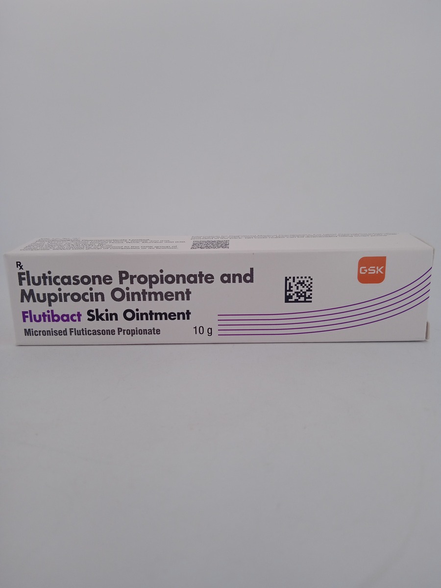 FLUTIBACT OINTMENT 10G | Fluticasone & Mupirocin Skin Ointment.
