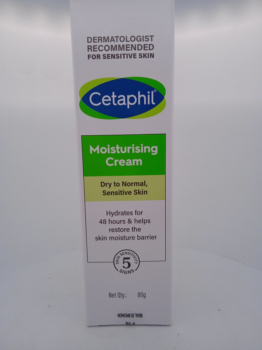 CETAPHIL MOISTURISING CREAM 80G | Skin Barrier Hydration Cream.