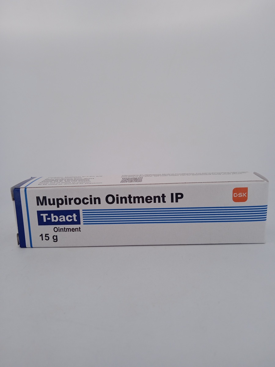 T-BACT OINTMENT 15G | Mupirocin 2% Topical Antibiotic Treatment.