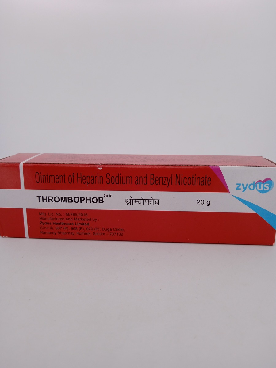 THROMBOPHOB GEL 20GM | Heparin Gel for Bruises & Vein Care.