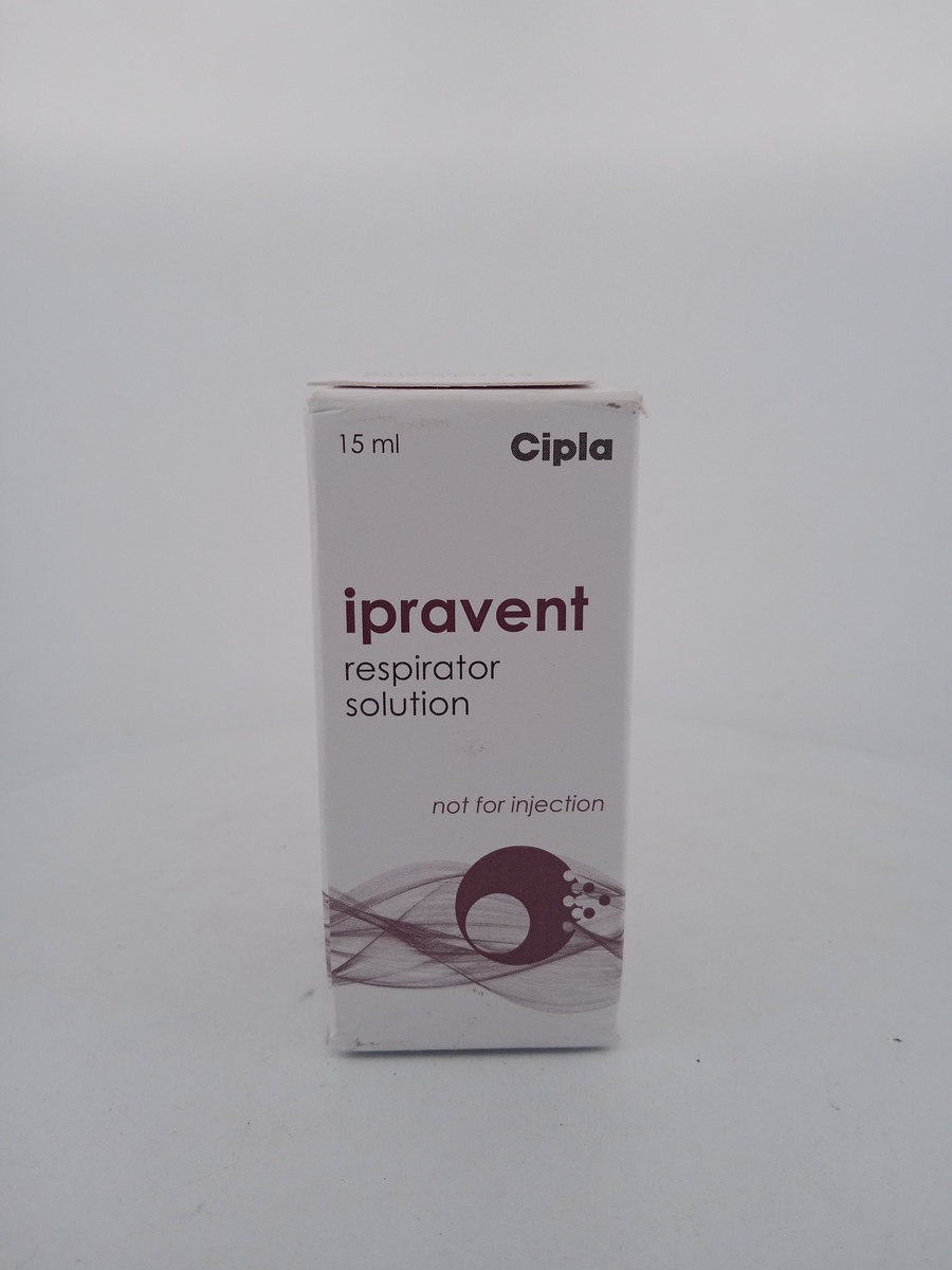 IPRAVENT RESPIRATOR SOLUTION 250MCG 15ML | Ipratropium Nebuliser Solution.