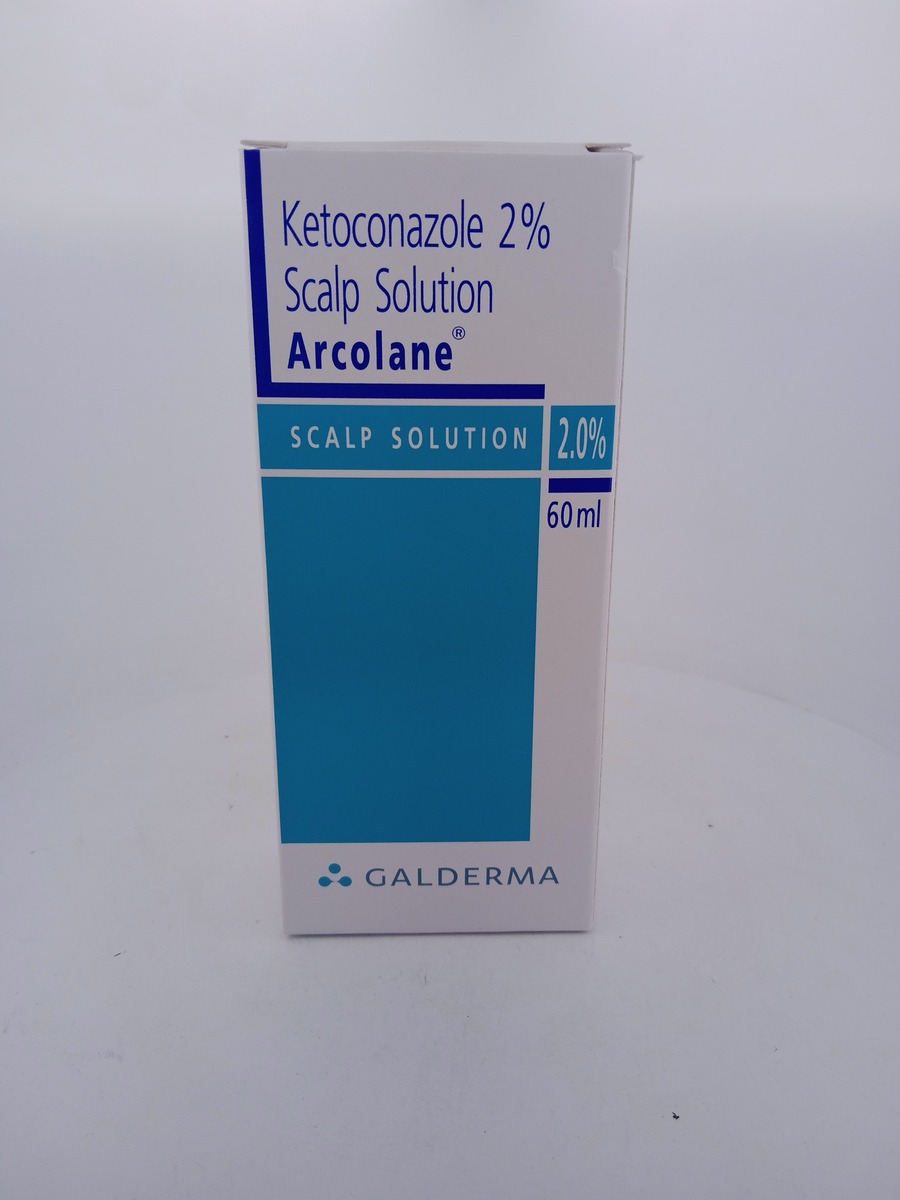 ARCOLANE SCALP SOLUTION 2% 60ML | Ketoconazole Antifungal Solution.