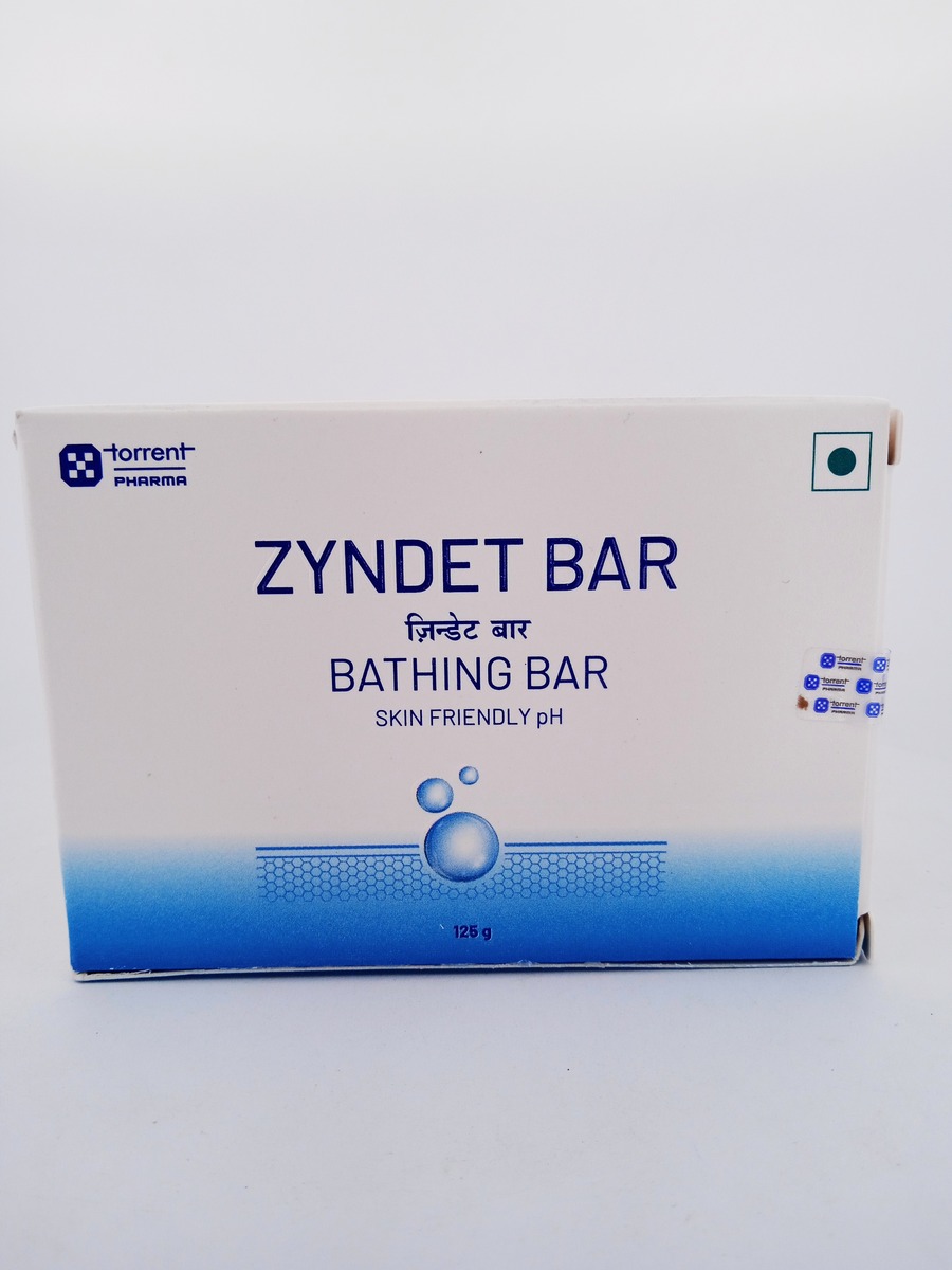 ZYNDET BATHING BAR 125GM | Soap-Free Syndet Bar for Sensitive Skin.