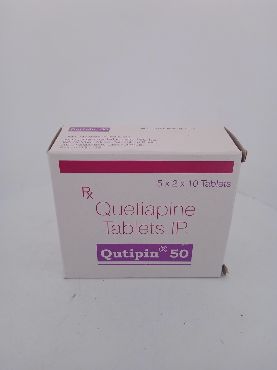 QUTIPIN 50 MG 10 TABLETS | Quetiapine Antipsychotic Medicine Guide
