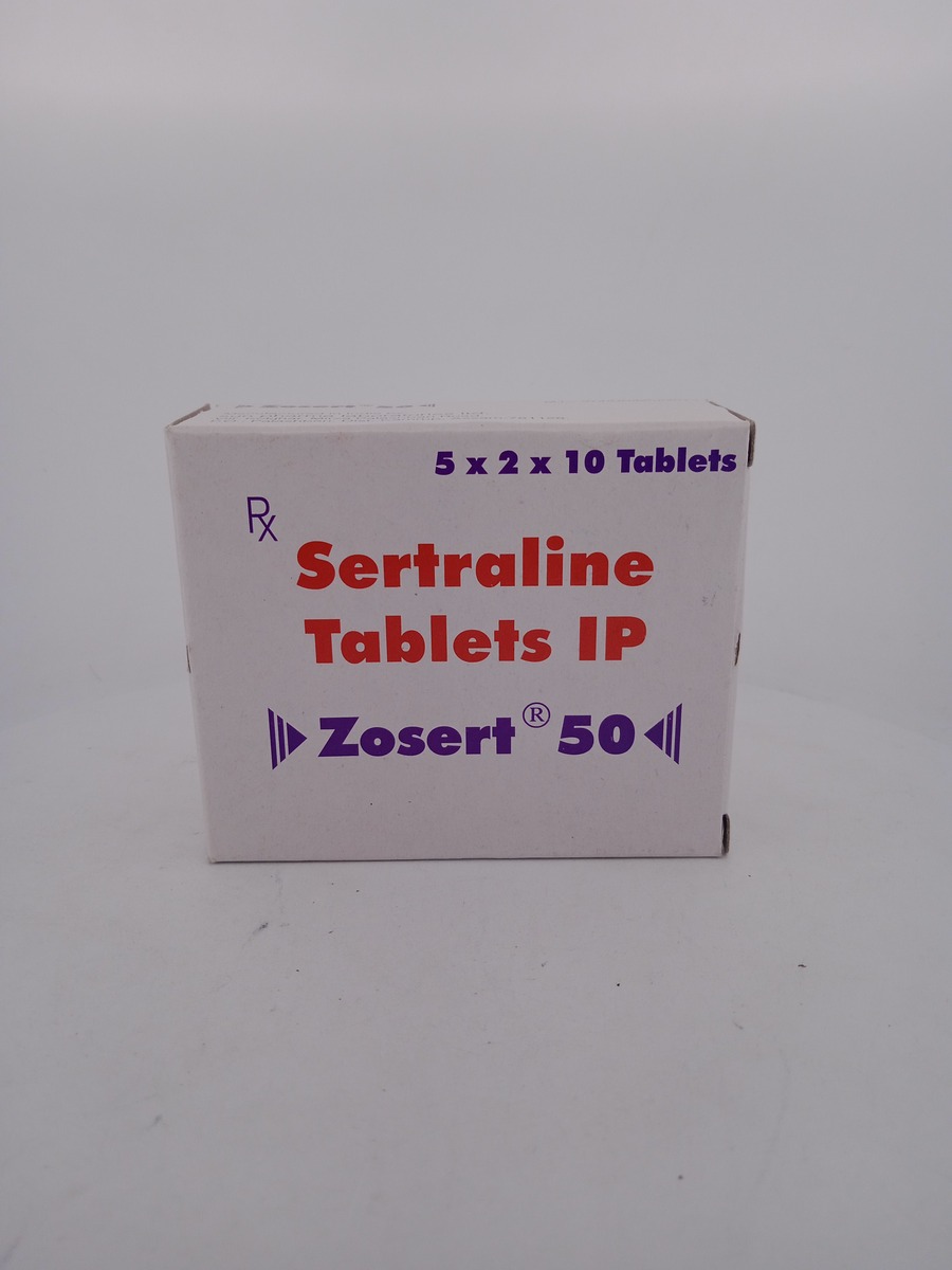 ZOSERT 50 MG 10 TABLETS | Sertraline for Depression & Anxiety