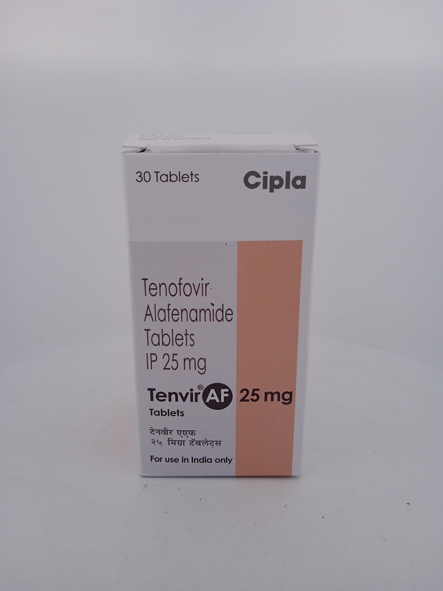 TENVIR AF-25MG 30 TABLETS | Tenofovir Alafenamide 25 mg Tablet.